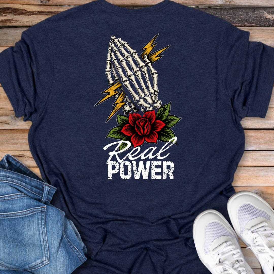 Real Power Prayer Hands T-Shirt