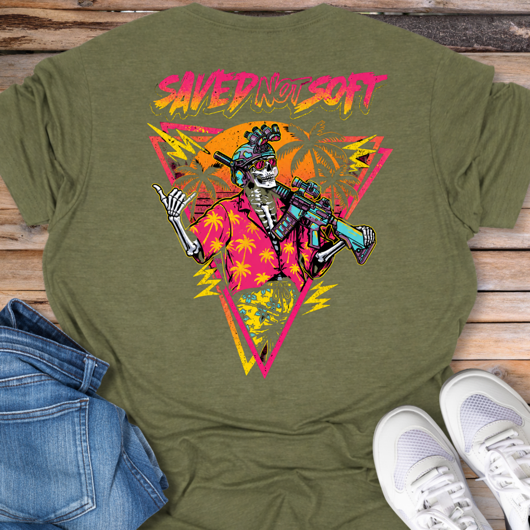 Saved Not Soft Neon T-Shirt