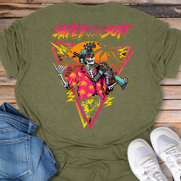 Saved Not Soft Neon T-Shirt