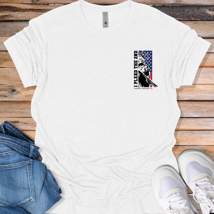 I Plead the 2nd Statue of Liberty Flag T-Shirt