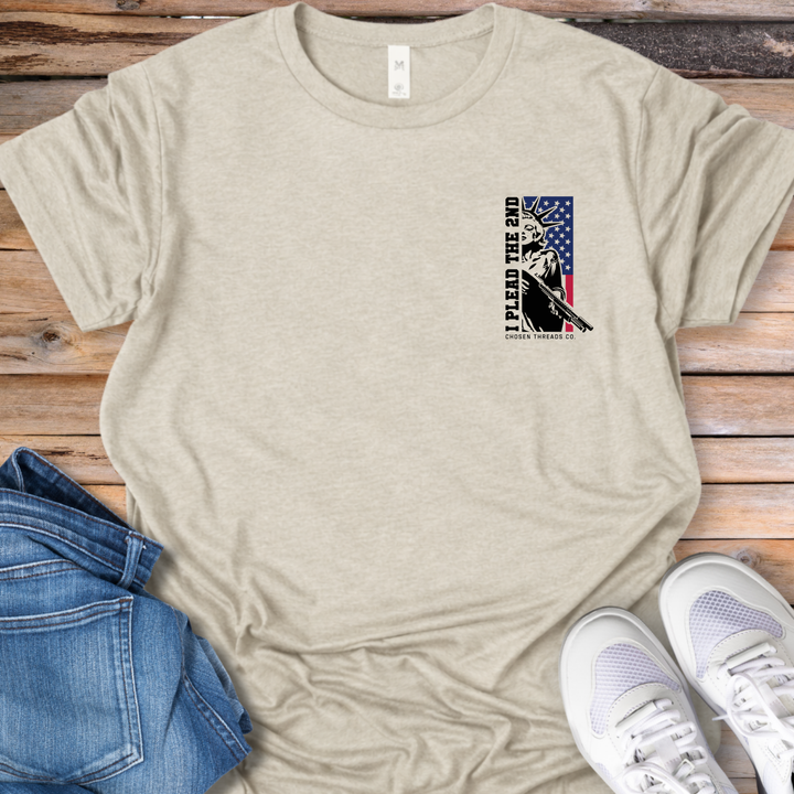 I Plead the 2nd Statue of Liberty Flag T-Shirt