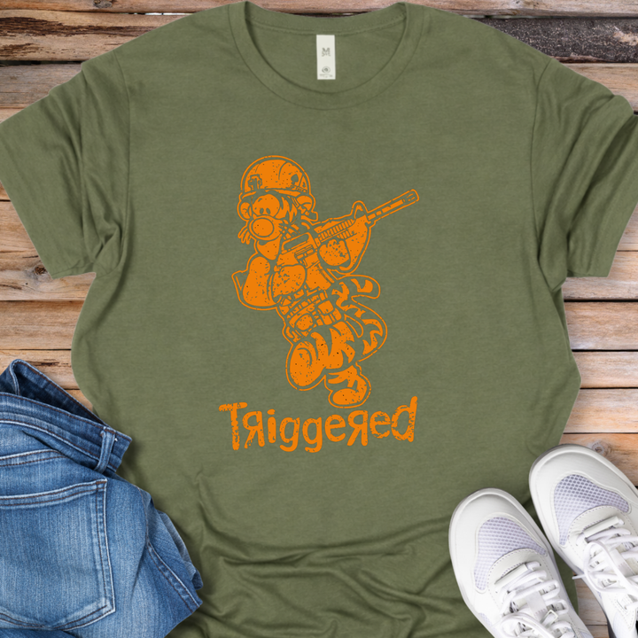 Triggered Soldier Graphic T-Shirt