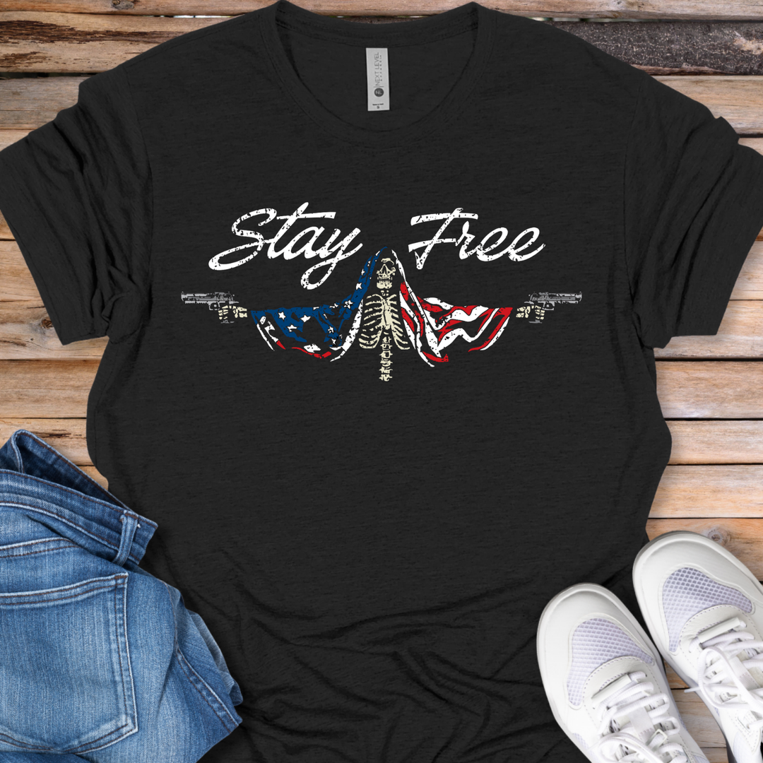 Stay Free Skeleton T-Shirt