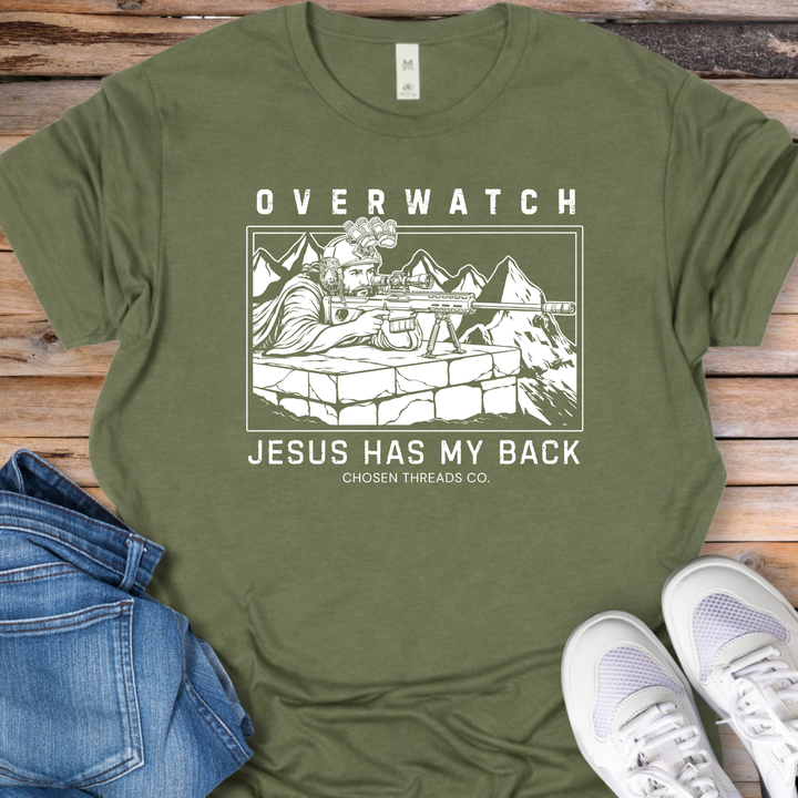 Overwatch Jesus Has My Back T-Shirt