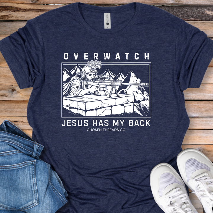 Overwatch Jesus Has My Back T-Shirt