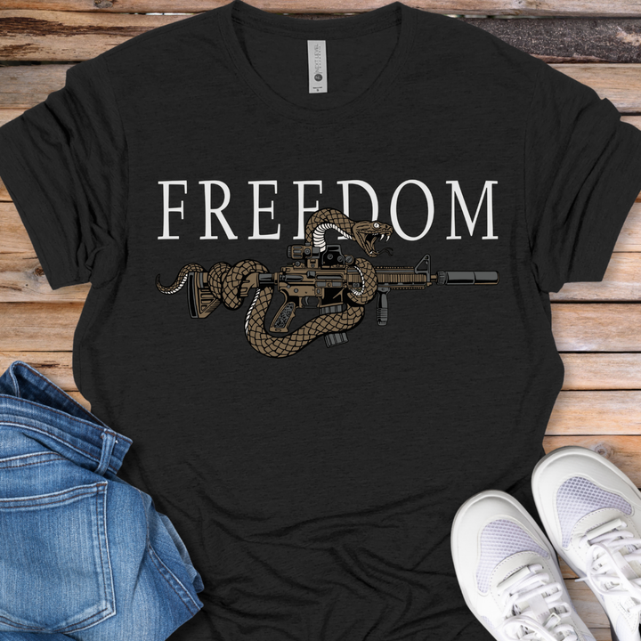 Freedom Snake &amp; Rifle T-Shirt