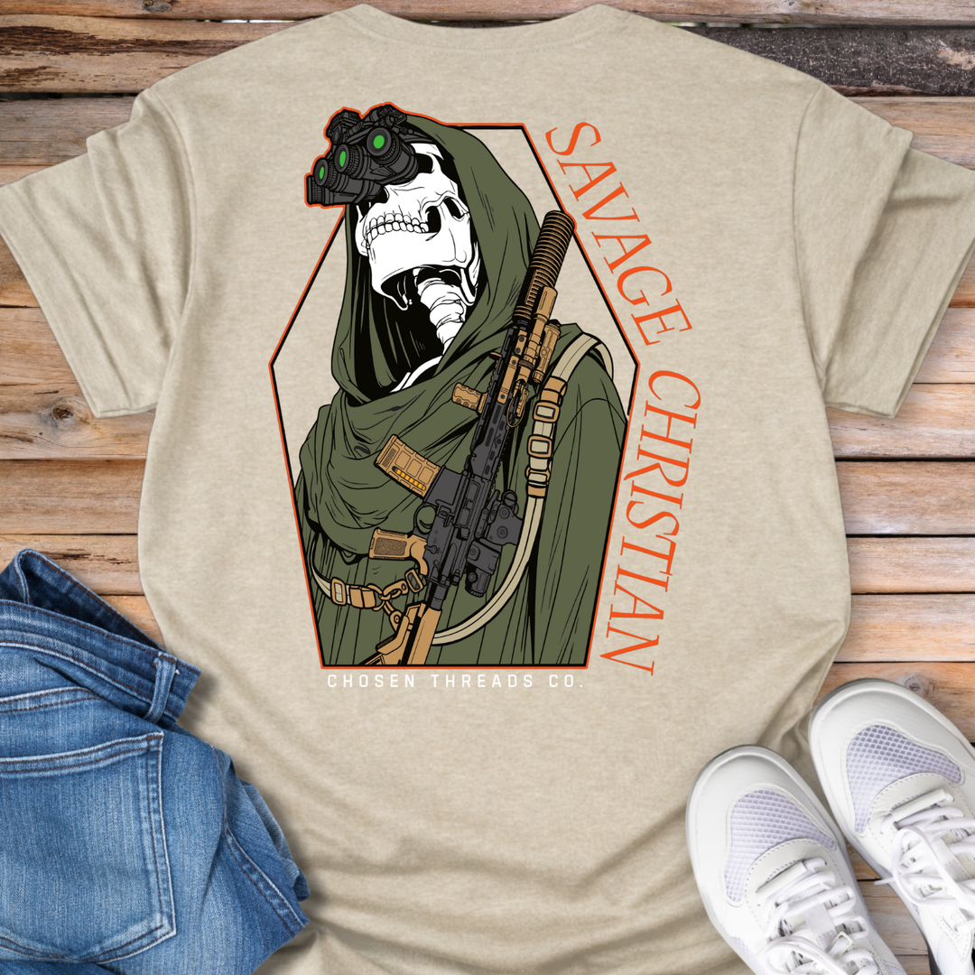 Savage Christian Reaper Color T-Shirt