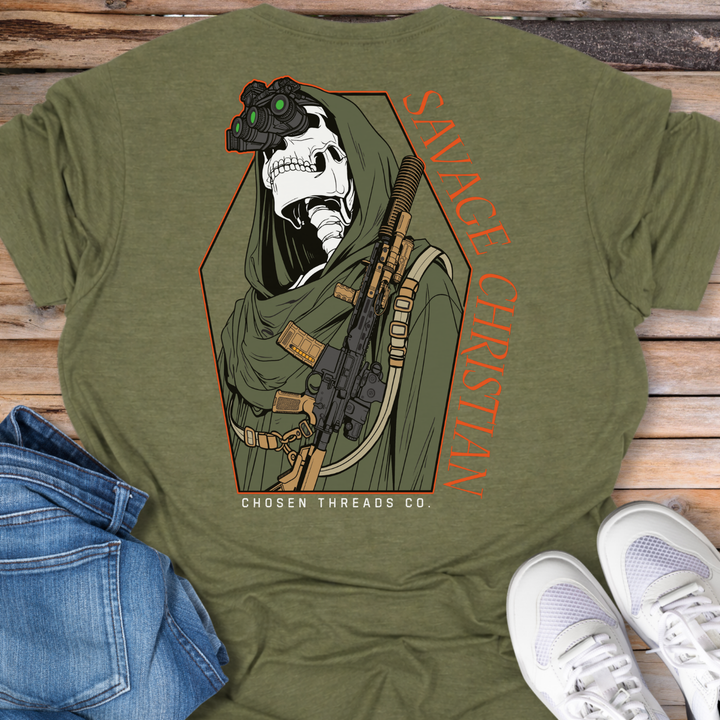 Savage Christian Reaper Color T-Shirt