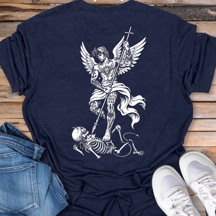 Saint Michael The Lord Is A Man Of War T-Shirt