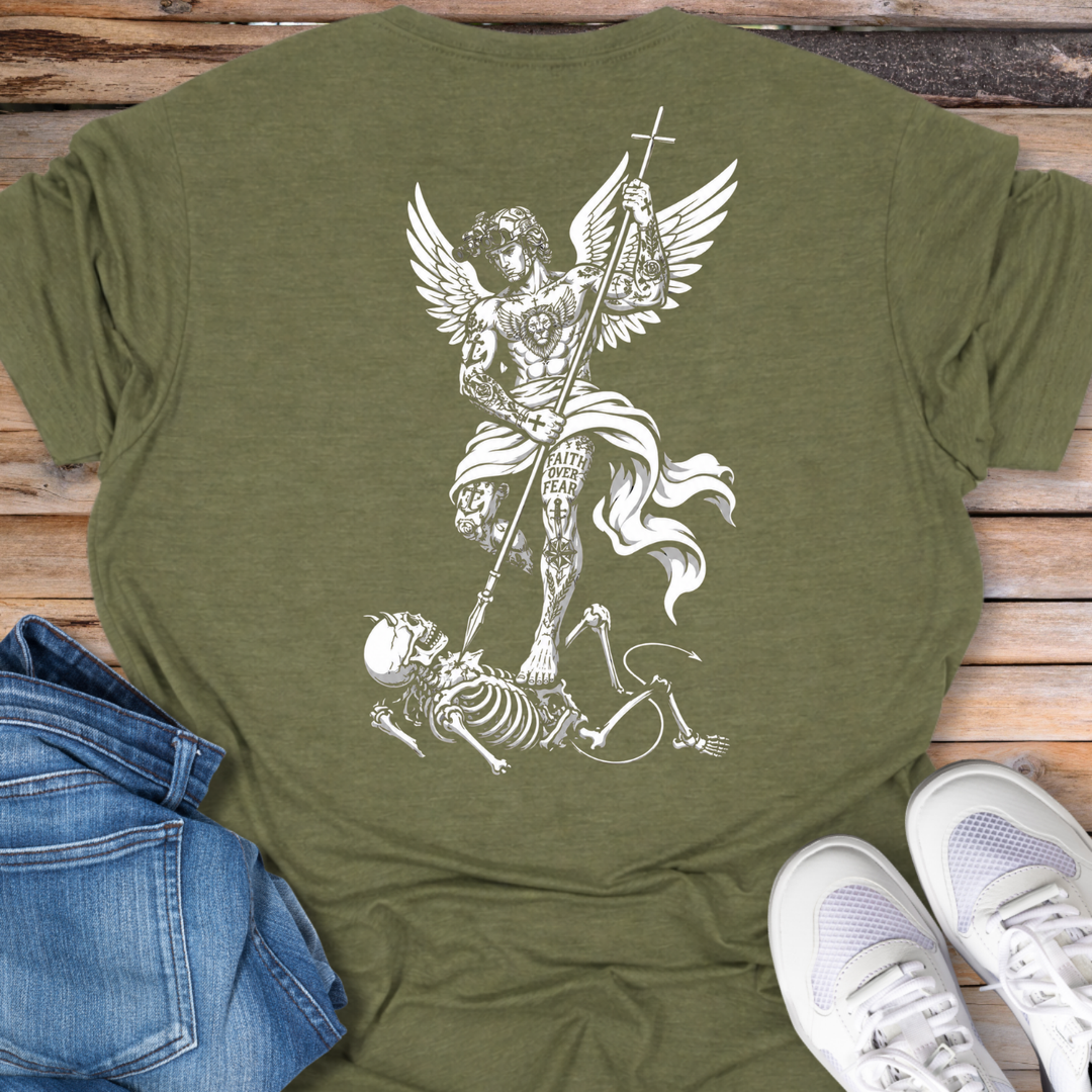 Saint Michael The Lord Is A Man Of War T-Shirt