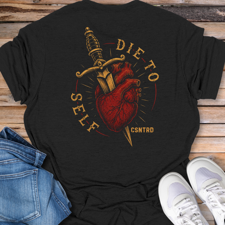 Die To Self Heart &amp; Dagger T-Shirt