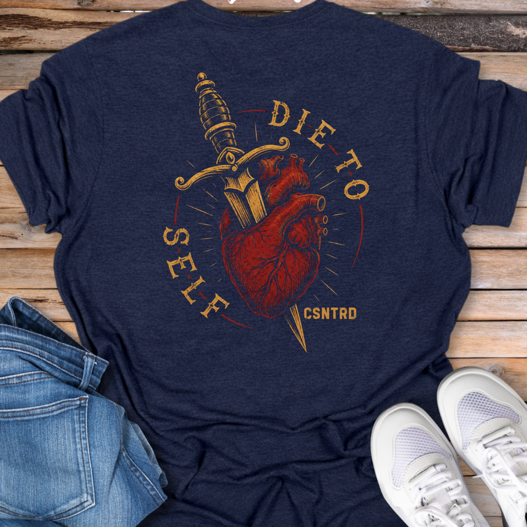 Die To Self Heart &amp; Dagger T-Shirt