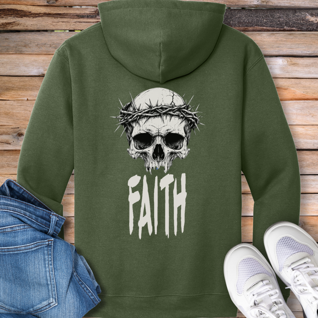 Faith Skull Hoodie