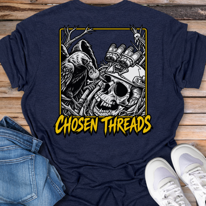 Chosen Threads Skull &amp; Vulture T‑Shirt
