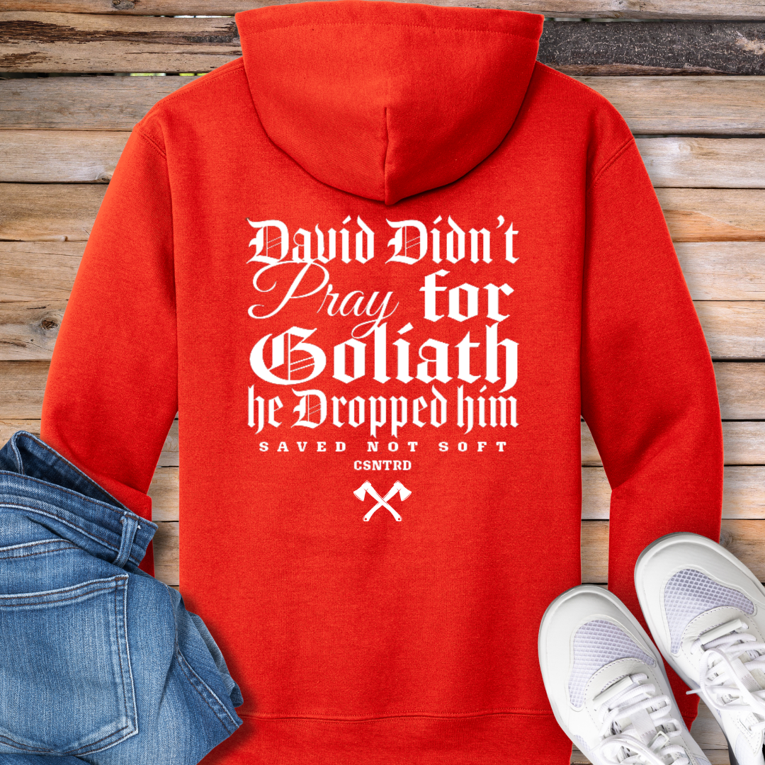 David Didn’t Pray for Goliath Hoodie