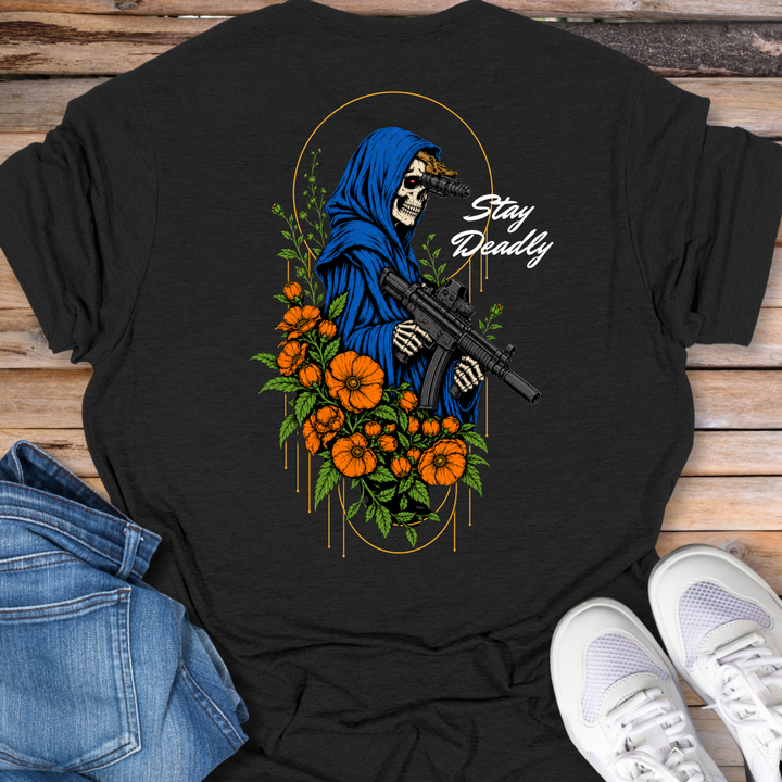 Stay Deadly Skull Soldier T-Shirt