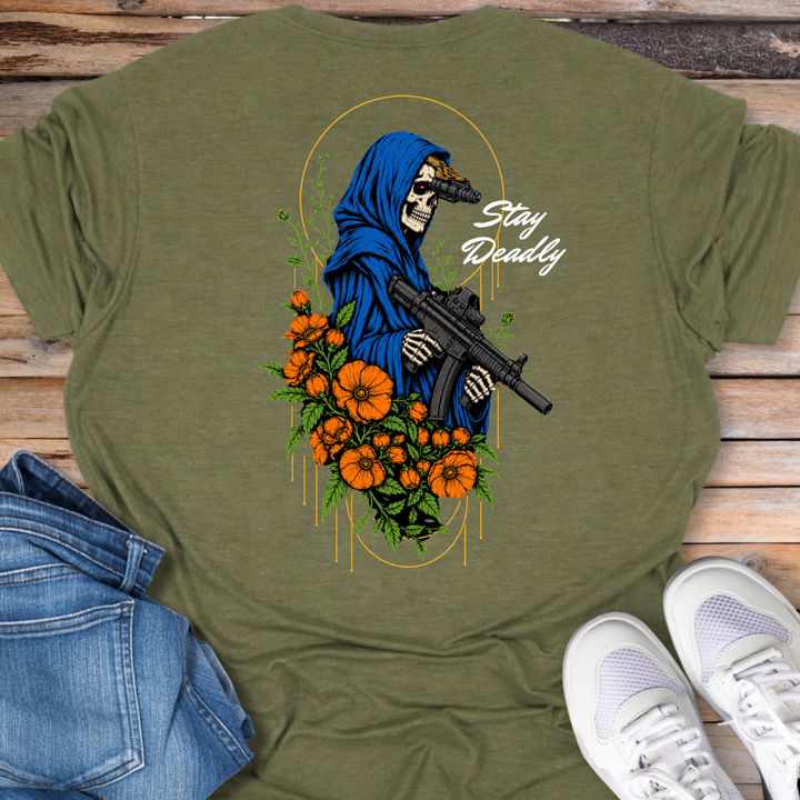 Stay Deadly Skull Soldier T-Shirt