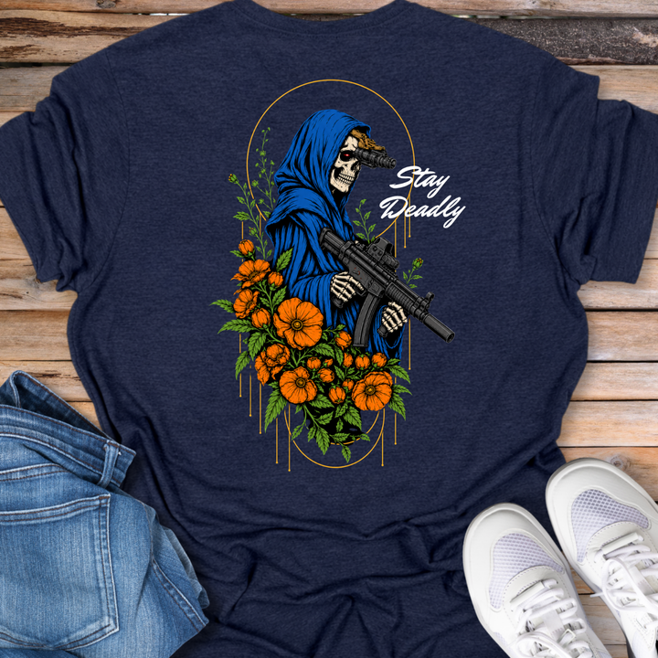 Stay Deadly Skull Soldier T-Shirt