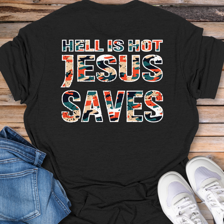 Jesus Saves Camo T-Shirt