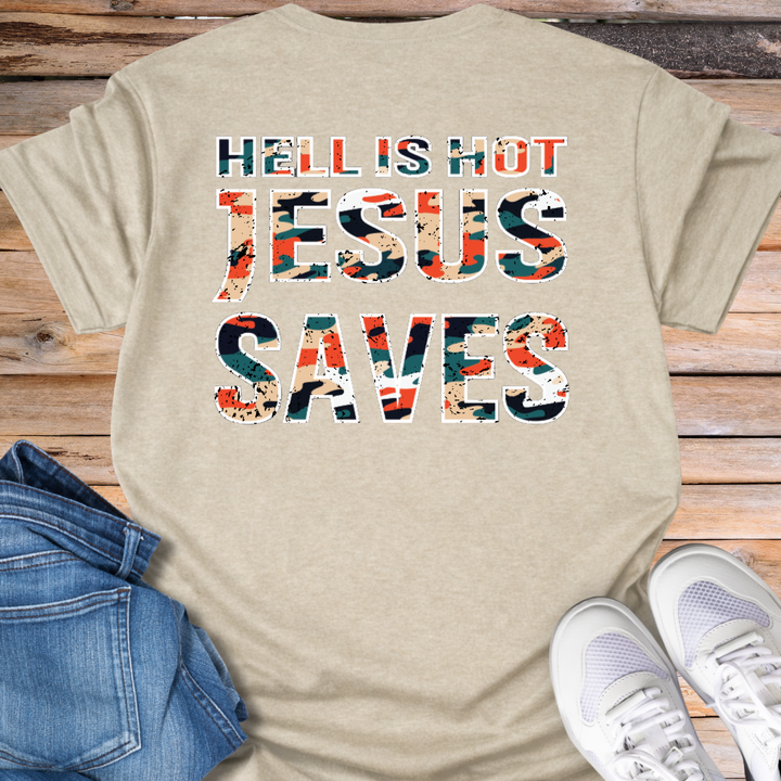 Jesus Saves Camo T-Shirt