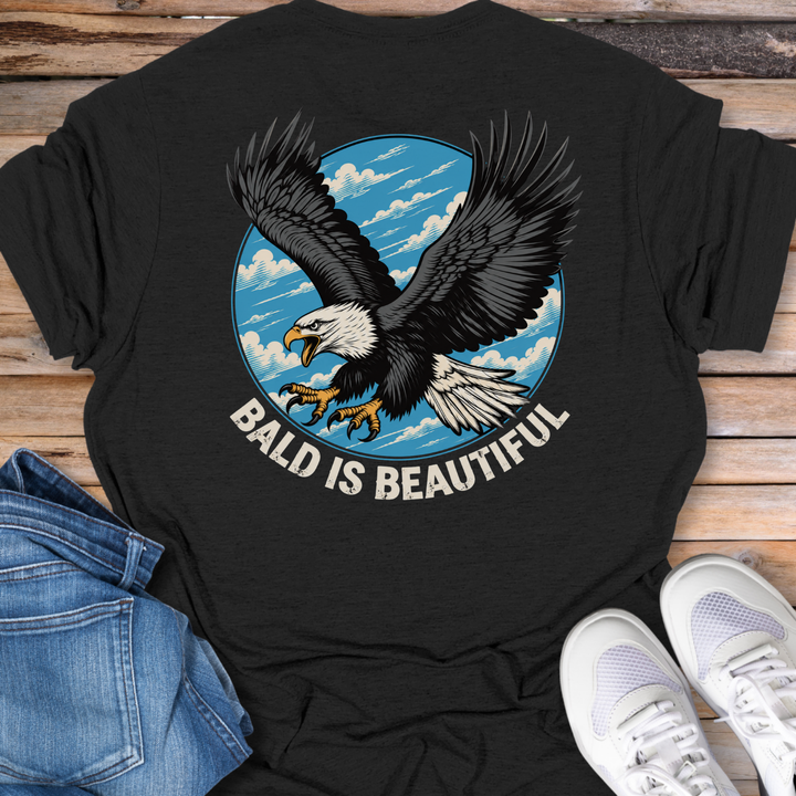 Bald Is Beautiful Eagle T-Shirt