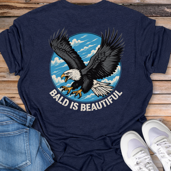 Bald Is Beautiful Eagle T-Shirt