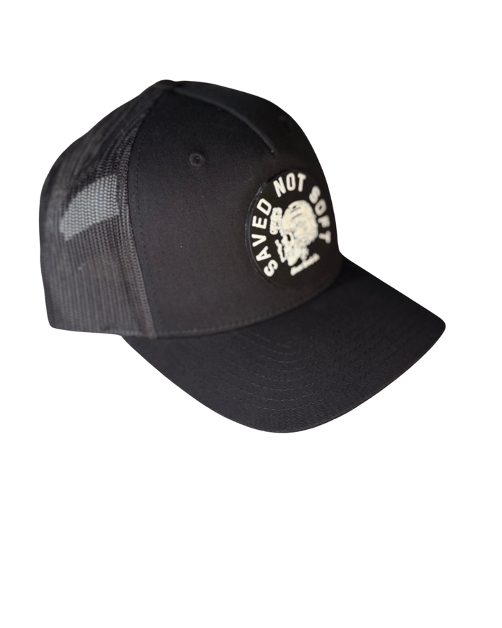 Glow In The Dark Black Saved Not Soft Hat