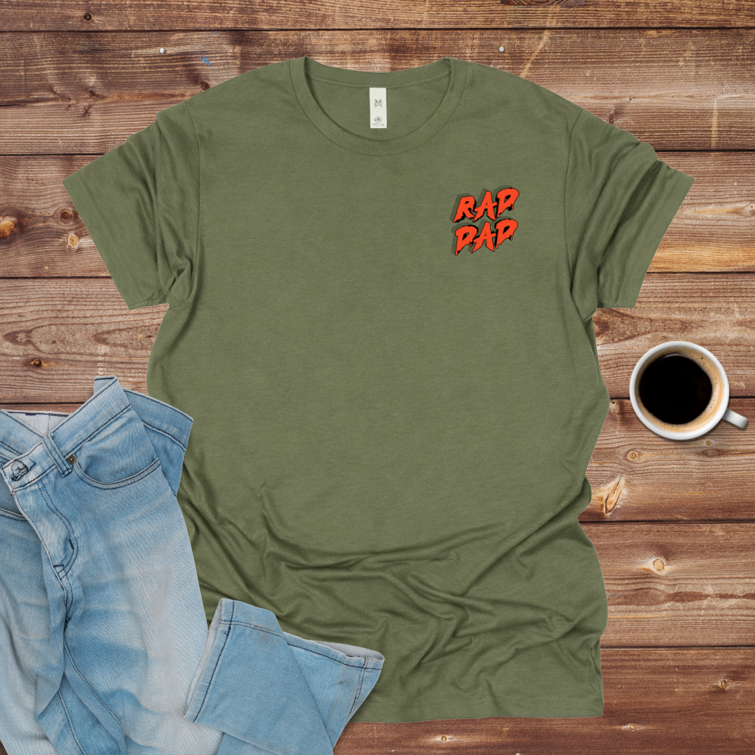 Rad Dad Retro Drip T-Shirt