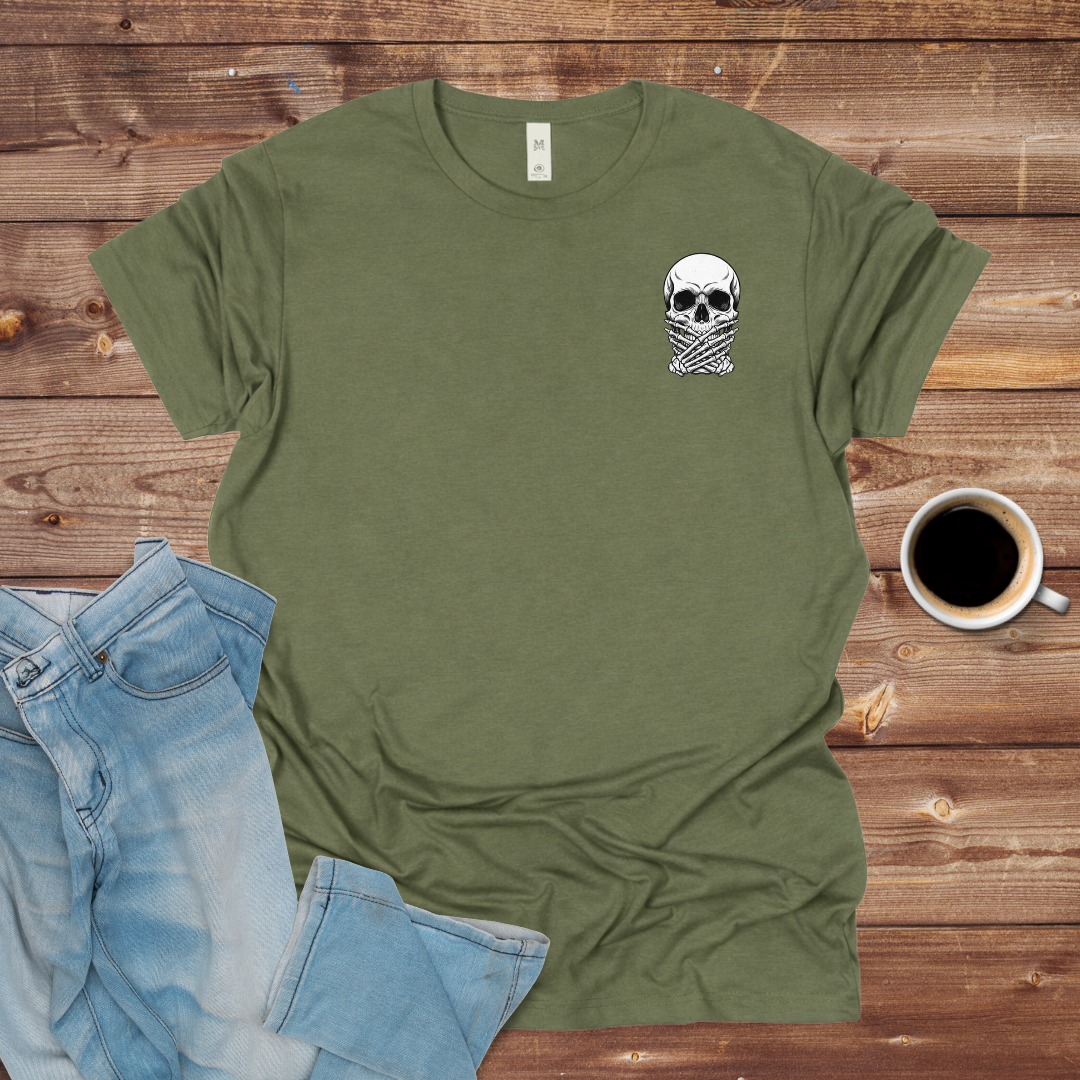 Silence Is Consent Skull T-Shirt