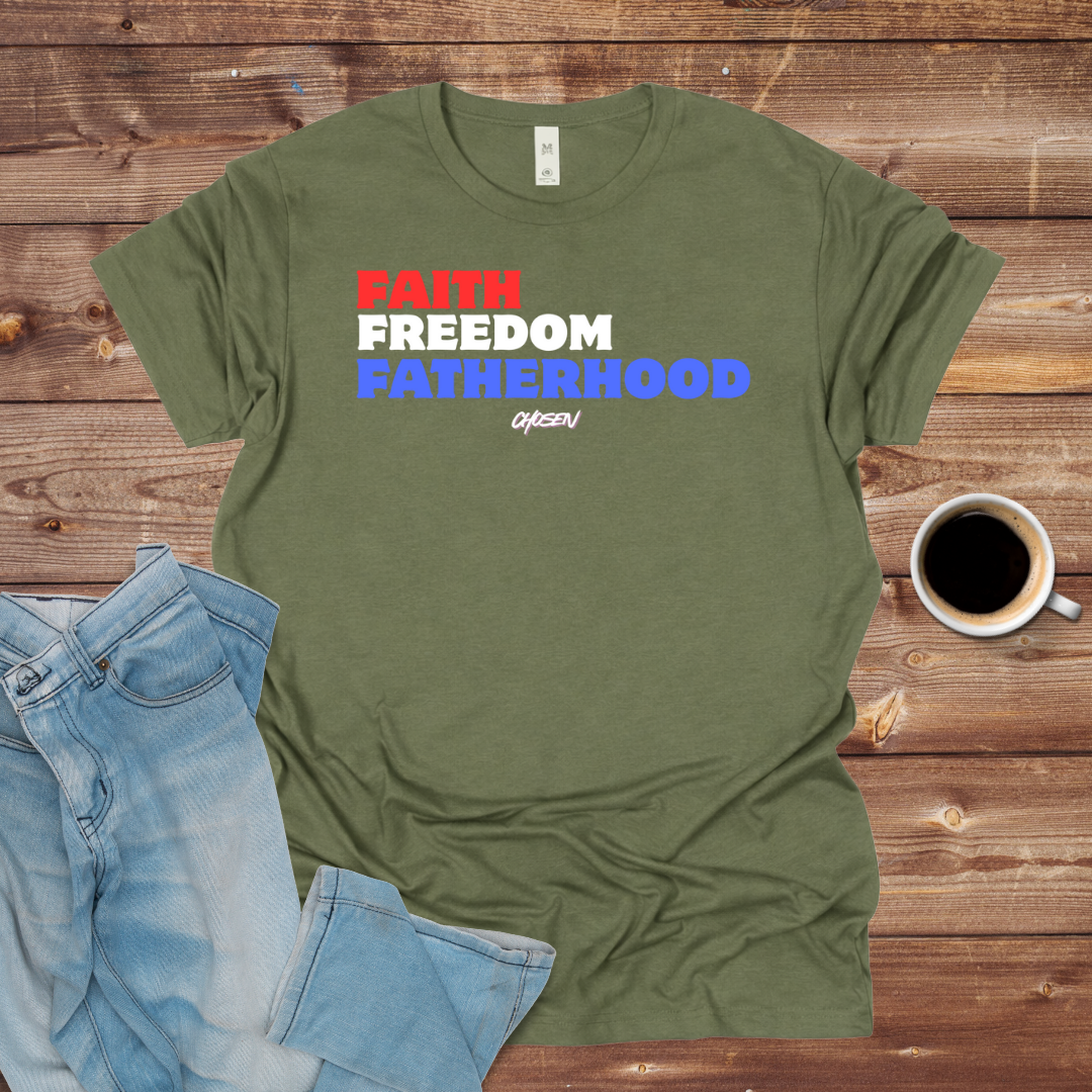 Christian Dad 'Faith & Fatherhood' T-Shirt