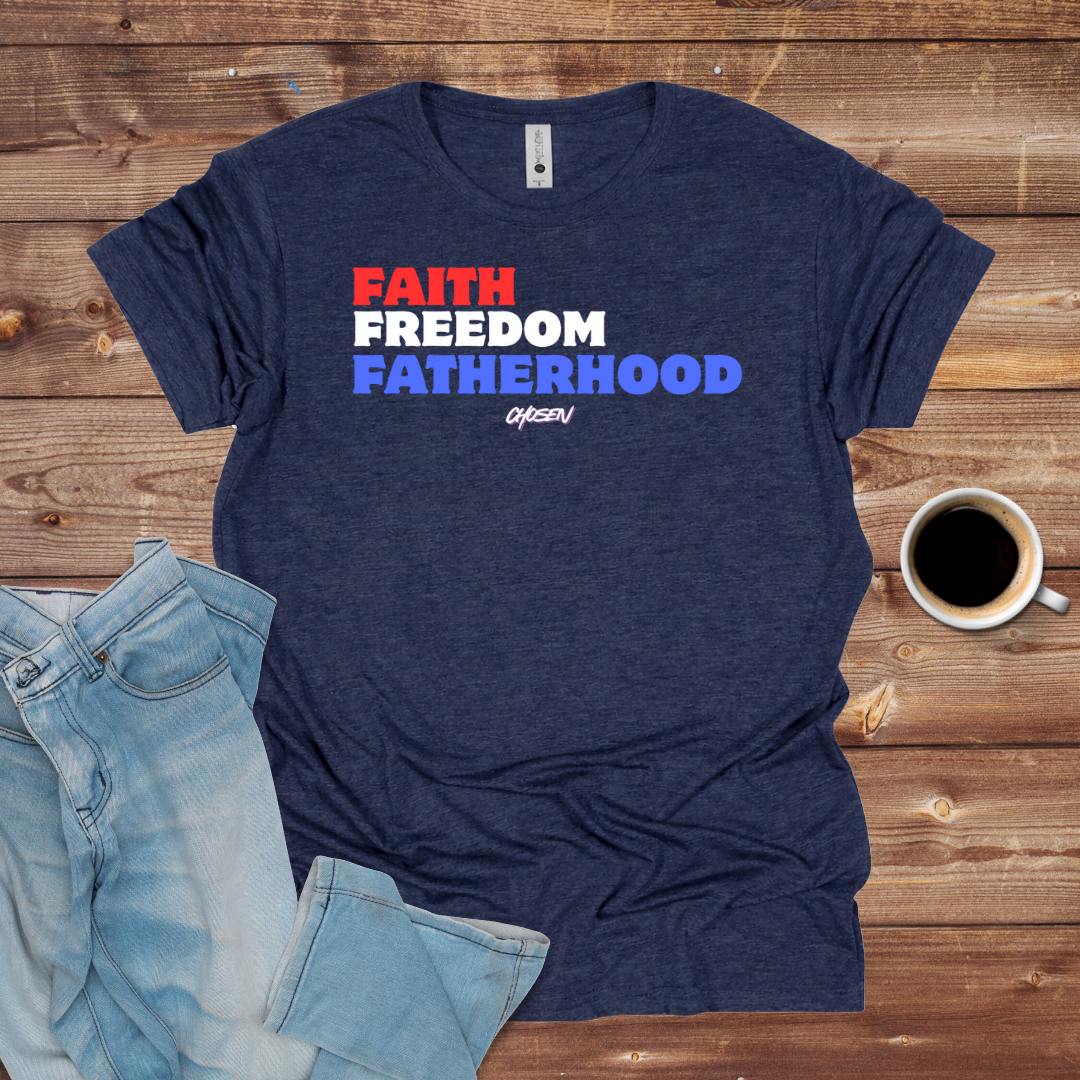 Christian Dad 'Faith & Fatherhood' T-Shirt