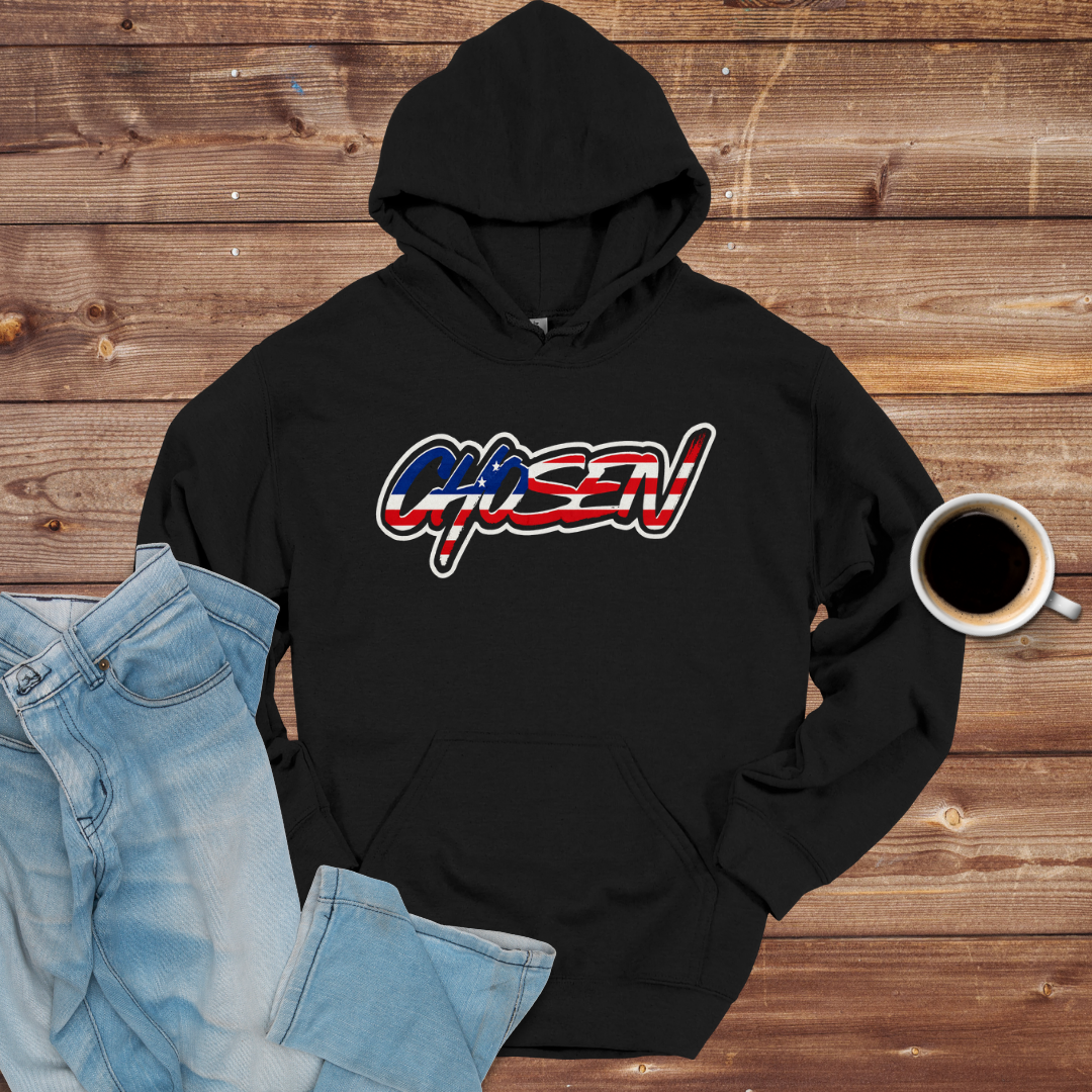 American Flag Logo Hoodie