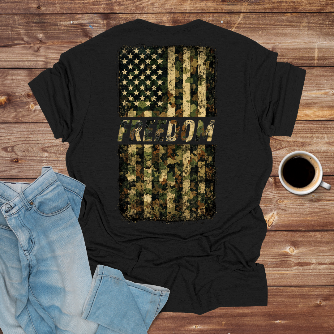 Freedom Camo Flag T-Shirt
