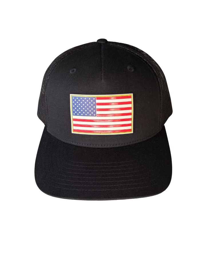 American Flag Snapback Hat