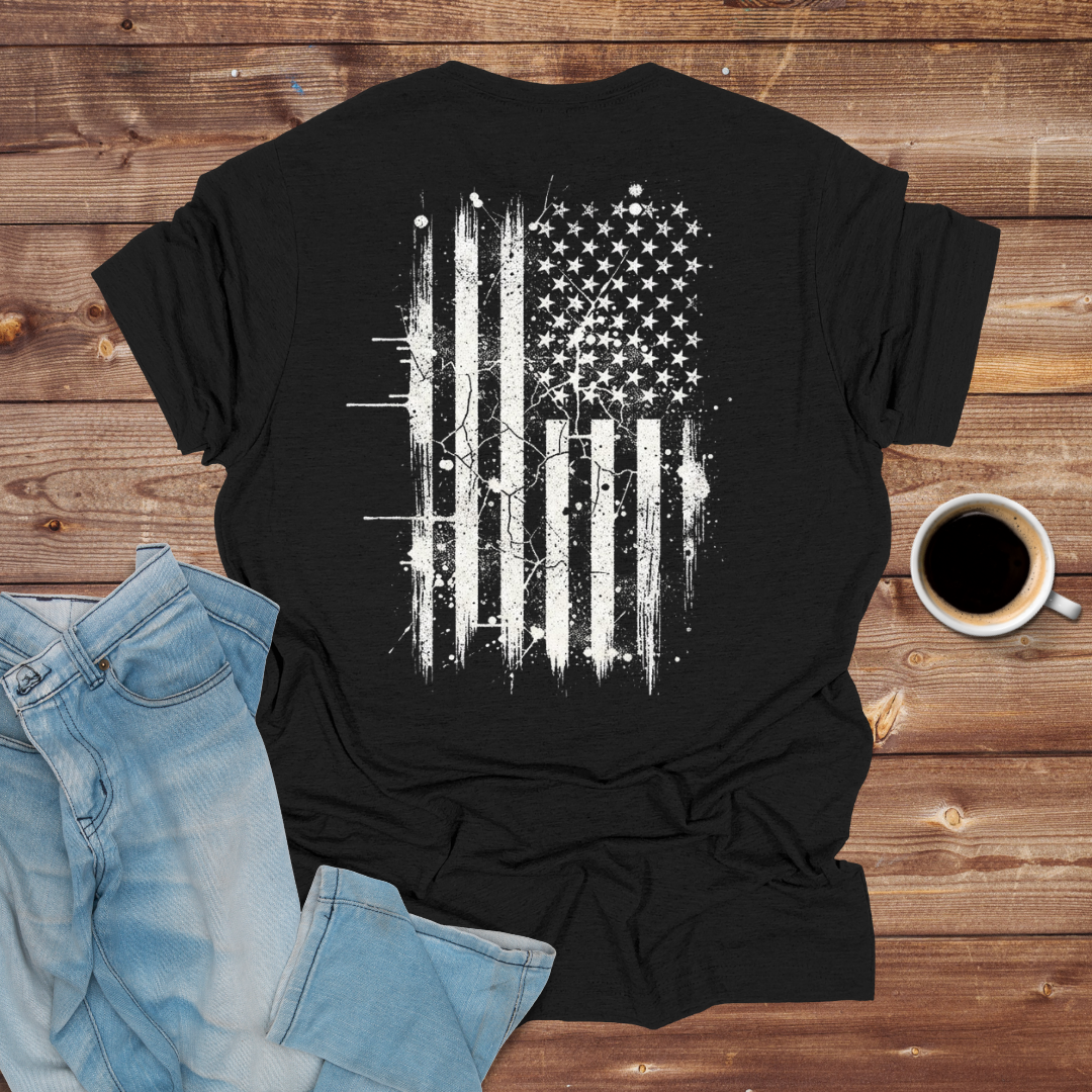 Distressed American Flag T-Shirt