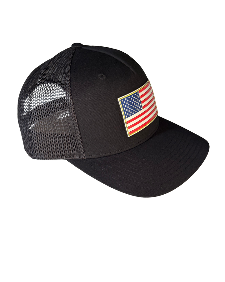 American Flag Snapback Hat