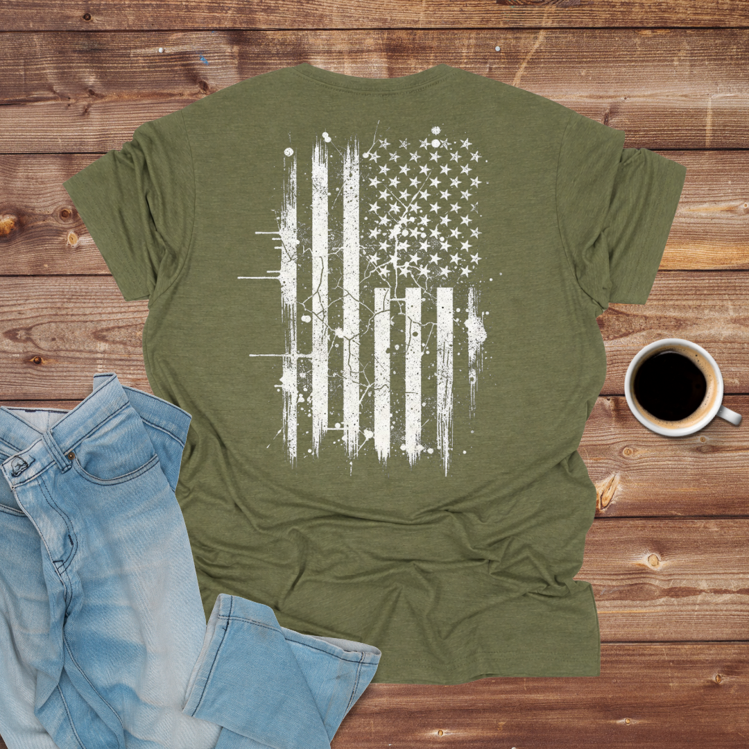 Distressed American Flag T-Shirt