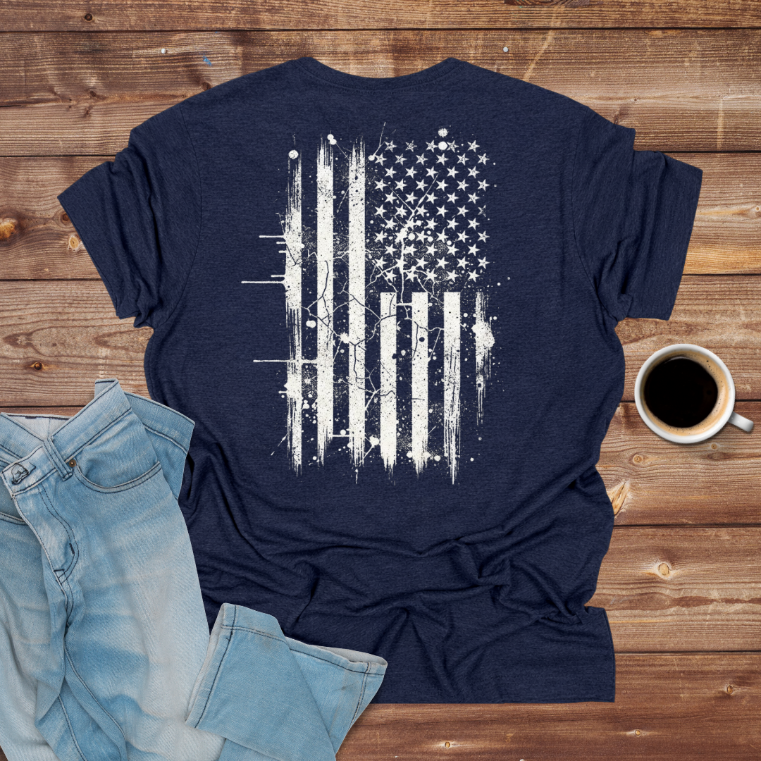 Distressed American Flag T-Shirt