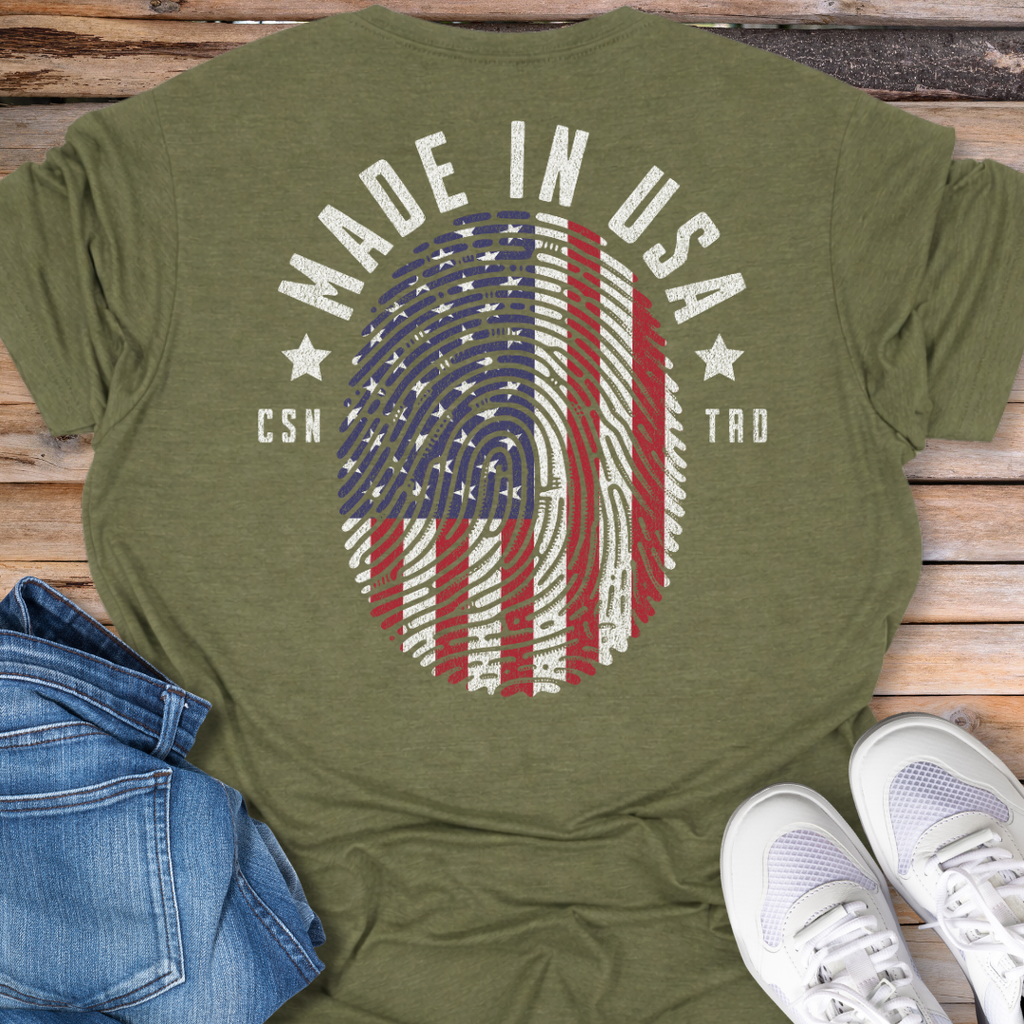 Made in USA Flag T-Shirt