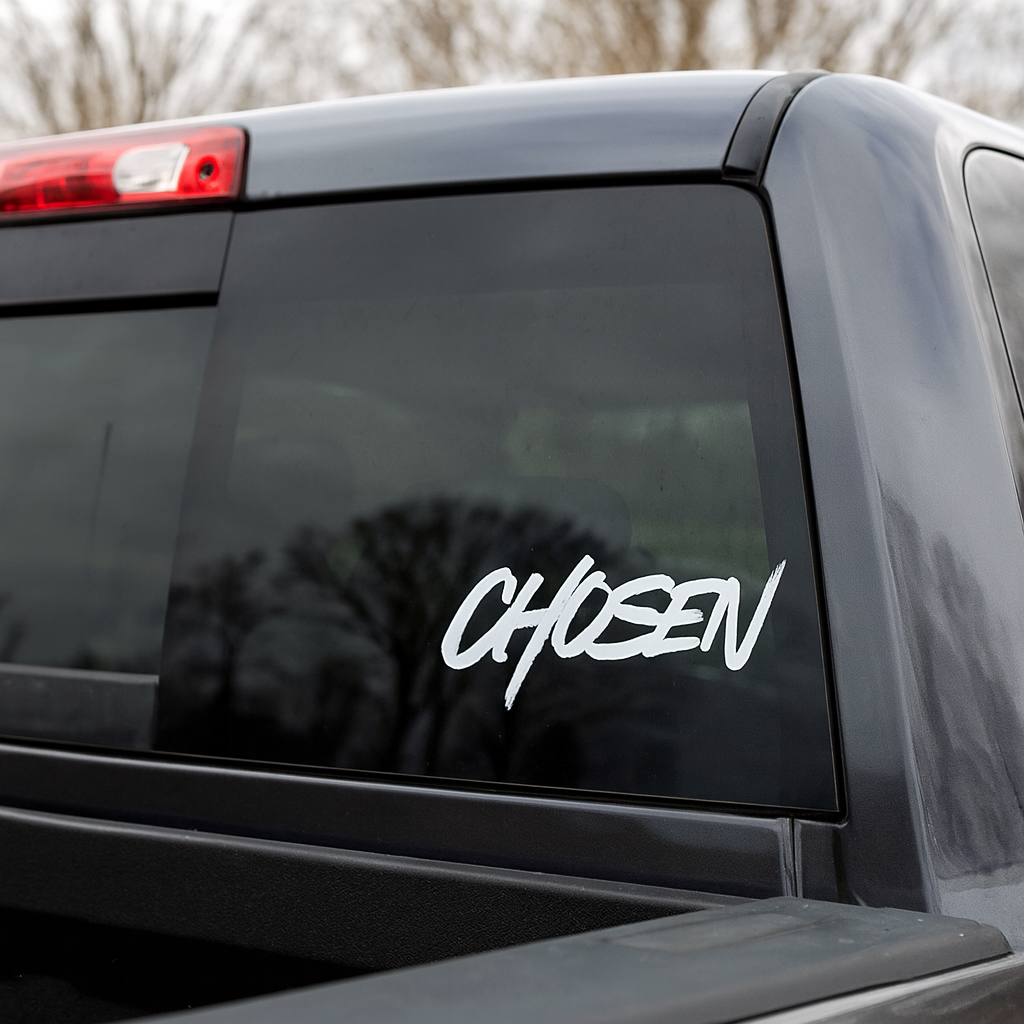 Chosen Sticker White