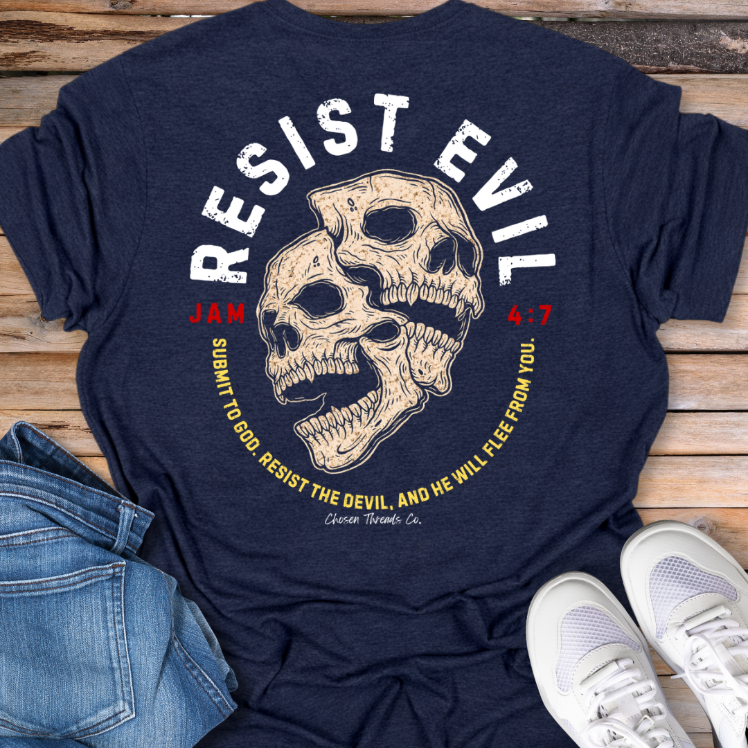 Resist Evil Skull T-Shirt