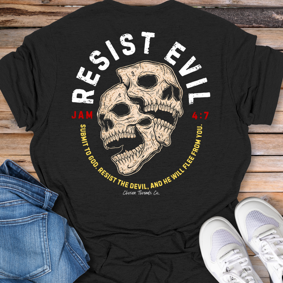 Resist Evil Skull T-Shirt