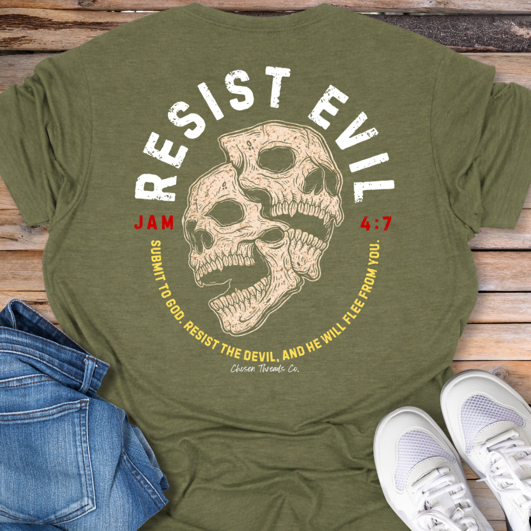 Resist Evil Skull T-Shirt